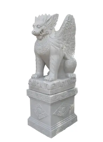 Product image of the product “Set of Singa Ambaraja, consist out of the sculpture and base. Total height is 230cm ”